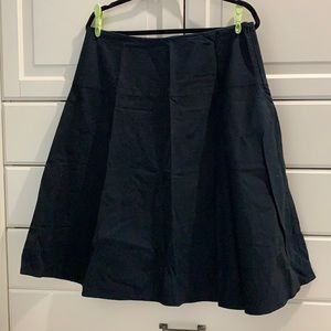 Crisp Black A-line skirt very professional